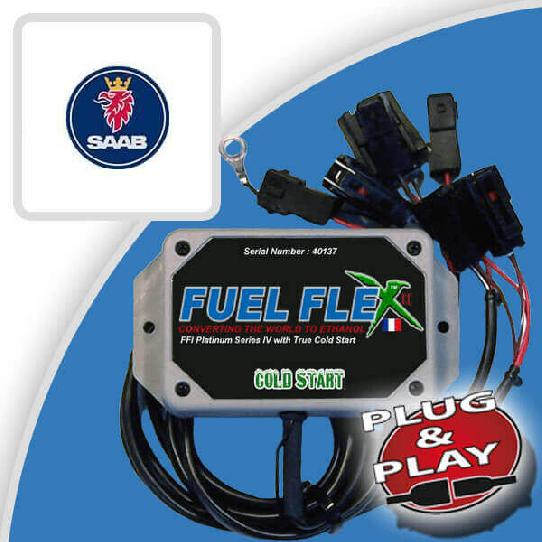 image Kit Flex Fuel 4 Cylindres SAAB 9000 CS CSE 2.0t 150cv Anniversaire 7 cv année 1998