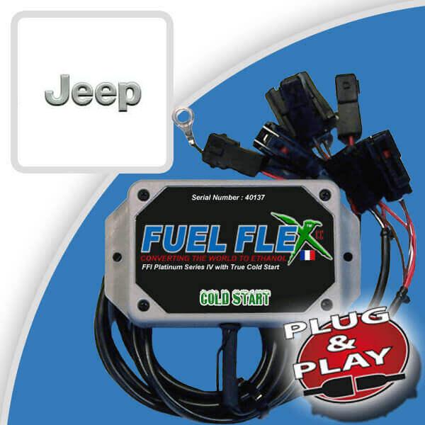 Flex Fuel - Kit E85 jeep wrangler  v6 284ch unlimited rubicon bva 4x4  suv crossovers boite automatique 5 rapports 20 cv fiscaux annee 2017 - Fuel  Flex Europe